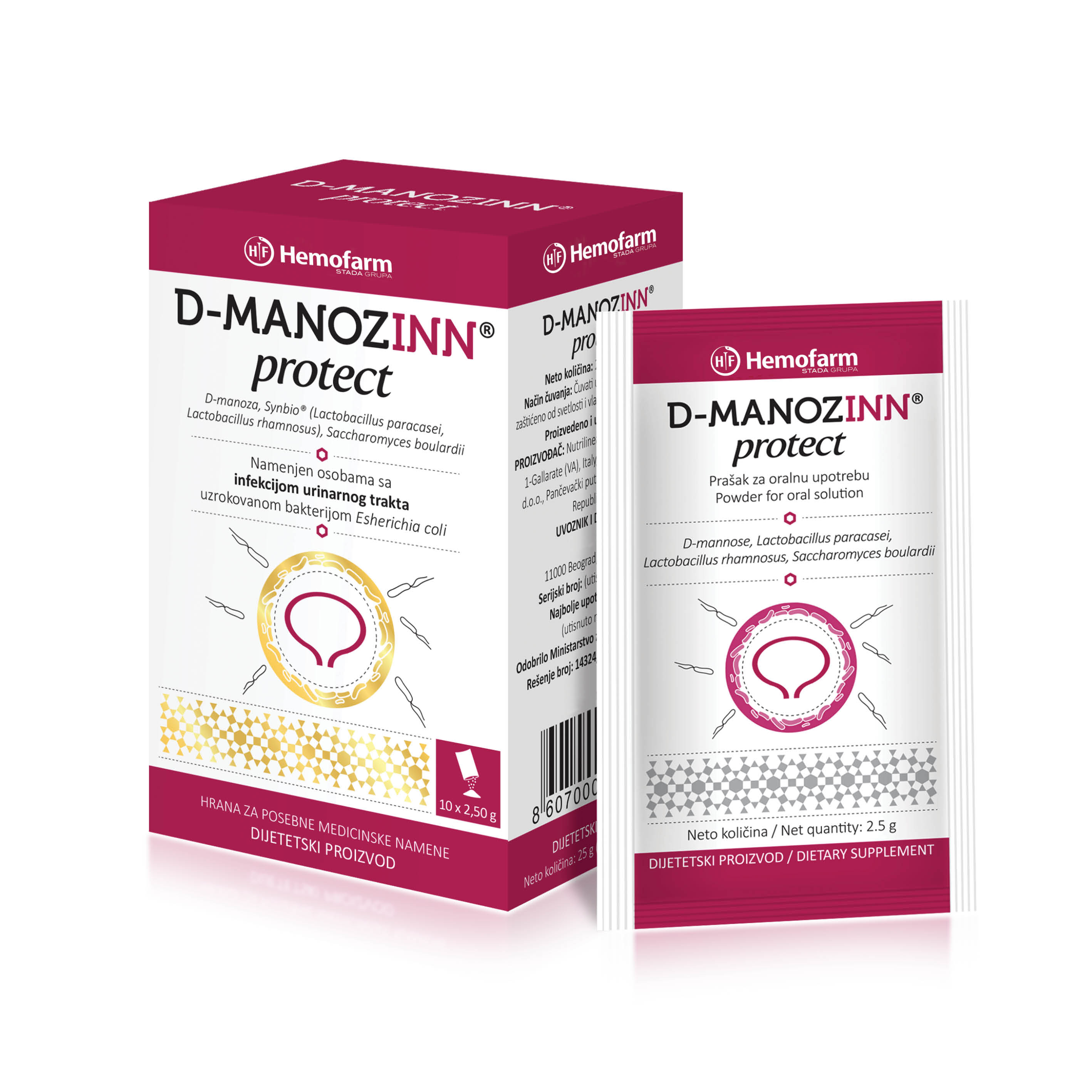 D-MANOZIN PRORECT PULV 10X2