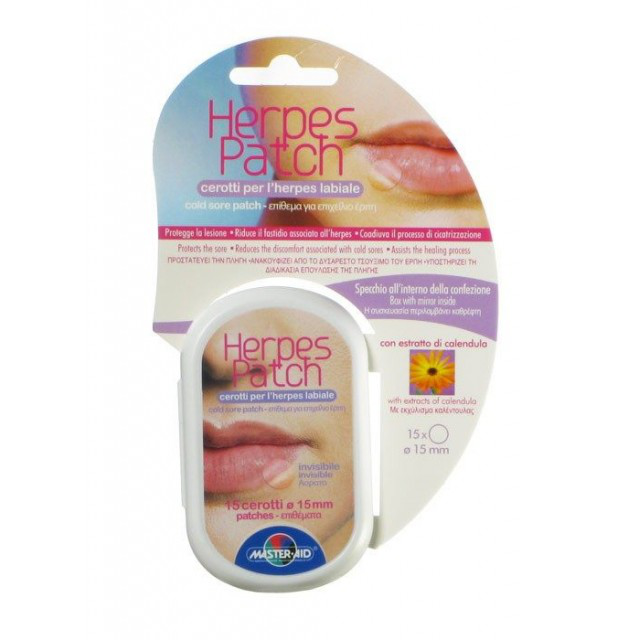 Herpes patch flaster 15kom