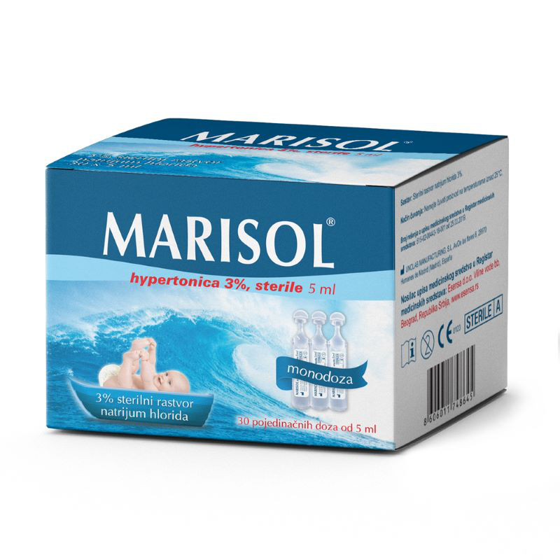 MARISOL HYPERTONICA 3%ampule 30x5ml