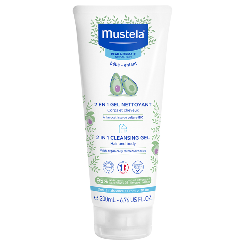 MUSTELA 2u1 šampon za kosu i telo 200ml