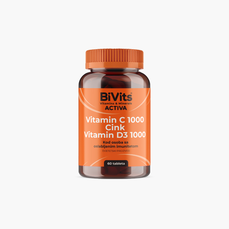 BIVITS Vit C 1000+Zn+D3