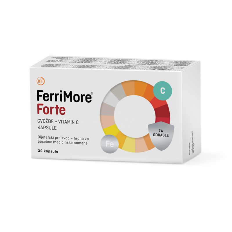 FERRIMORE FORTE 30/60mg 30cps HF