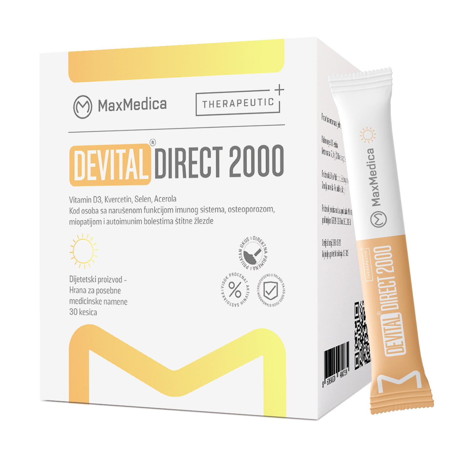 MM MAXMEDICA DEVITAL DIRECT 2000 30kesica