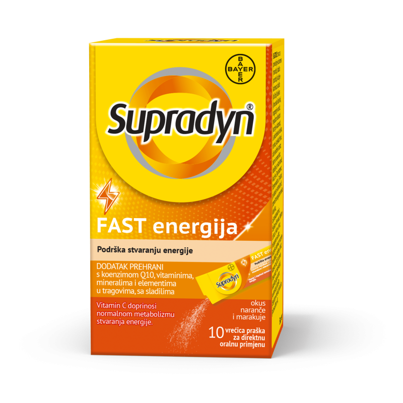 Supradin fast energy prasak a 10