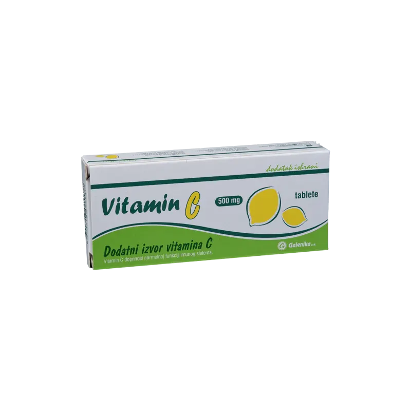 VITAMIN C tbl. 20x500mg GAL DA