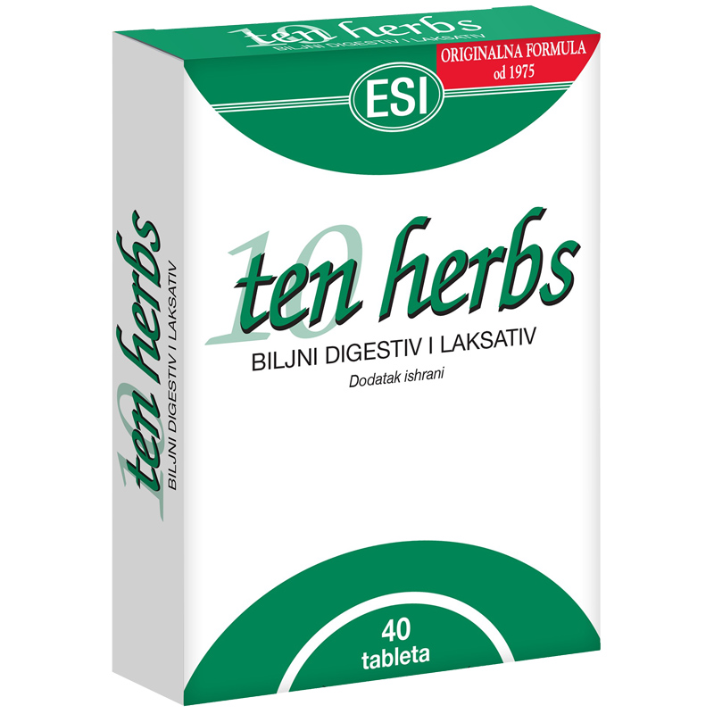 TEN HERBS tbl.           40k ESI