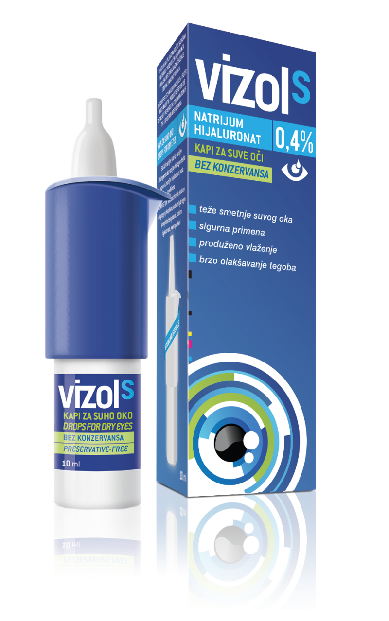 VIZOL S  kapi za oči 0,40%  10ml  JAD