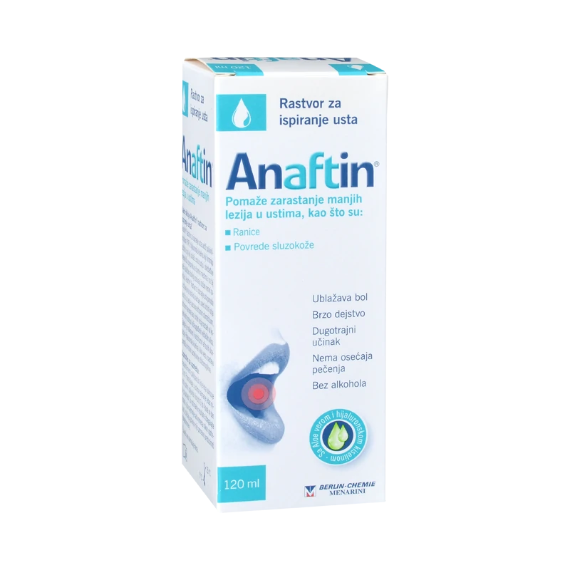 Anaftin vodica za usta 3% a 120ml DA