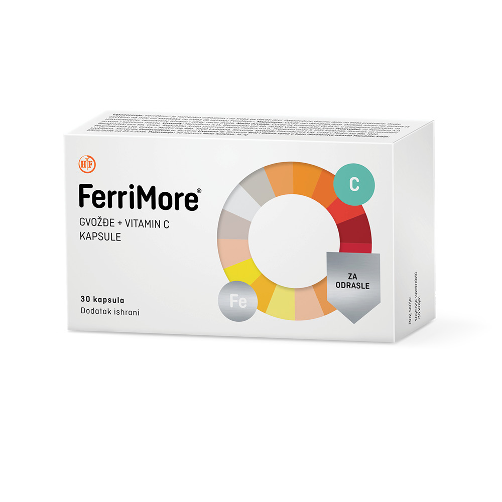 FerriMore 30cps. Fe+vit.C HF