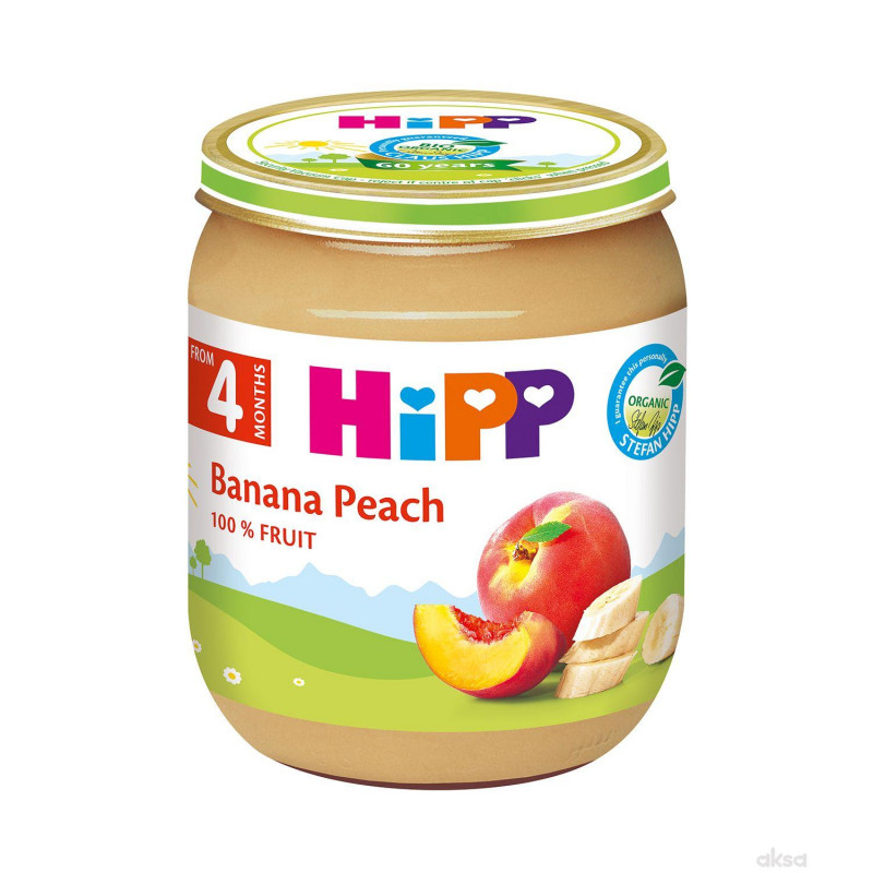 HIPP Banana i breskva 125g HIP