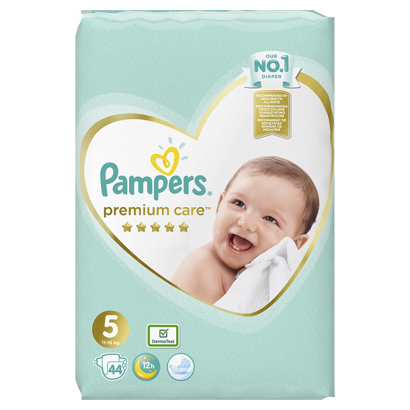 PAMPERS premium 5 junior 44k PRG