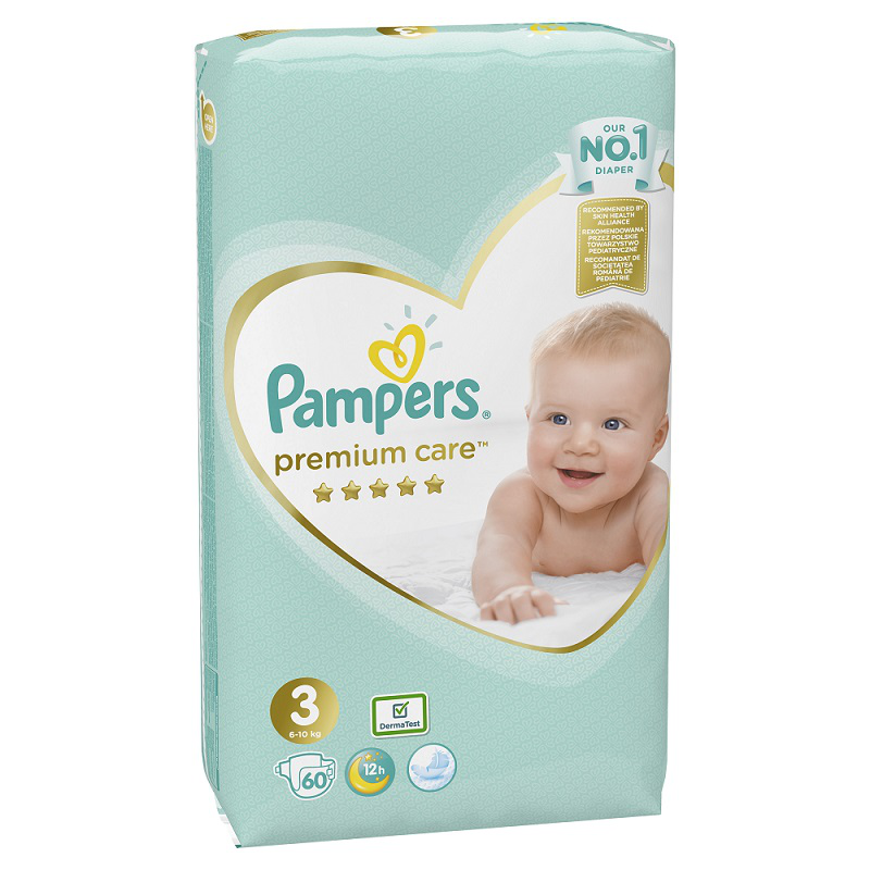 PAMPERS premium 3 Midi VP 60k PRG