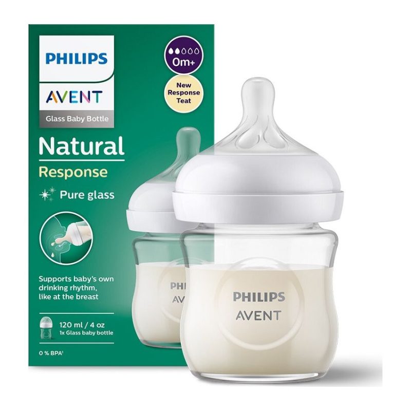 AVENT STAKLENA FLASICA NATURAL RESPONSE 120 ML 930/01