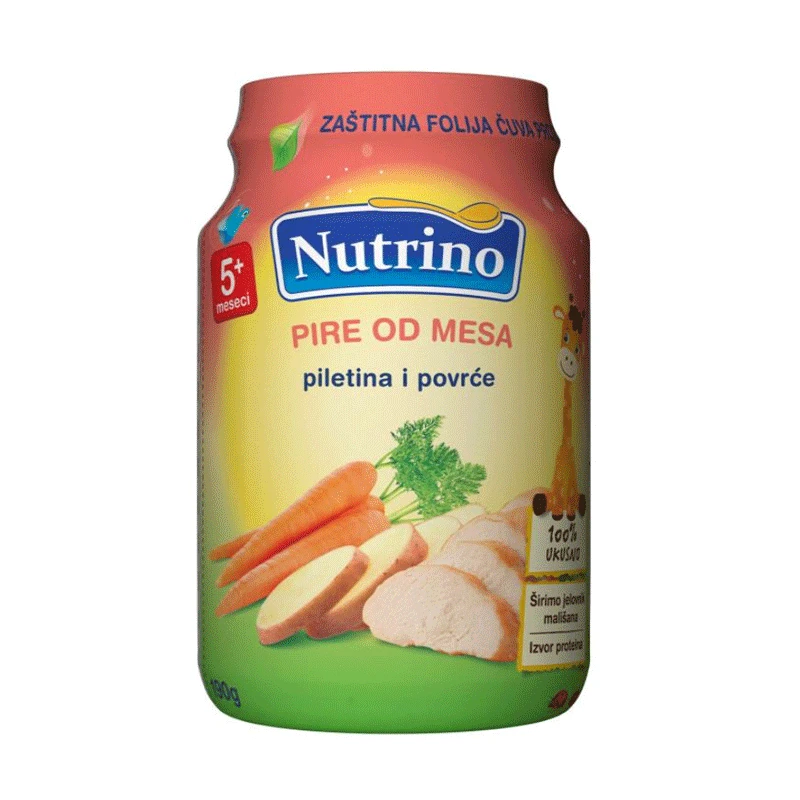 NUTRINO KASICA POVRCE SA PILETINOM 190G